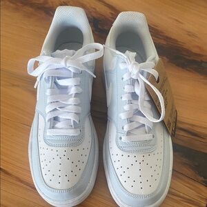 Nike Women's Shoes - Light Blue and White